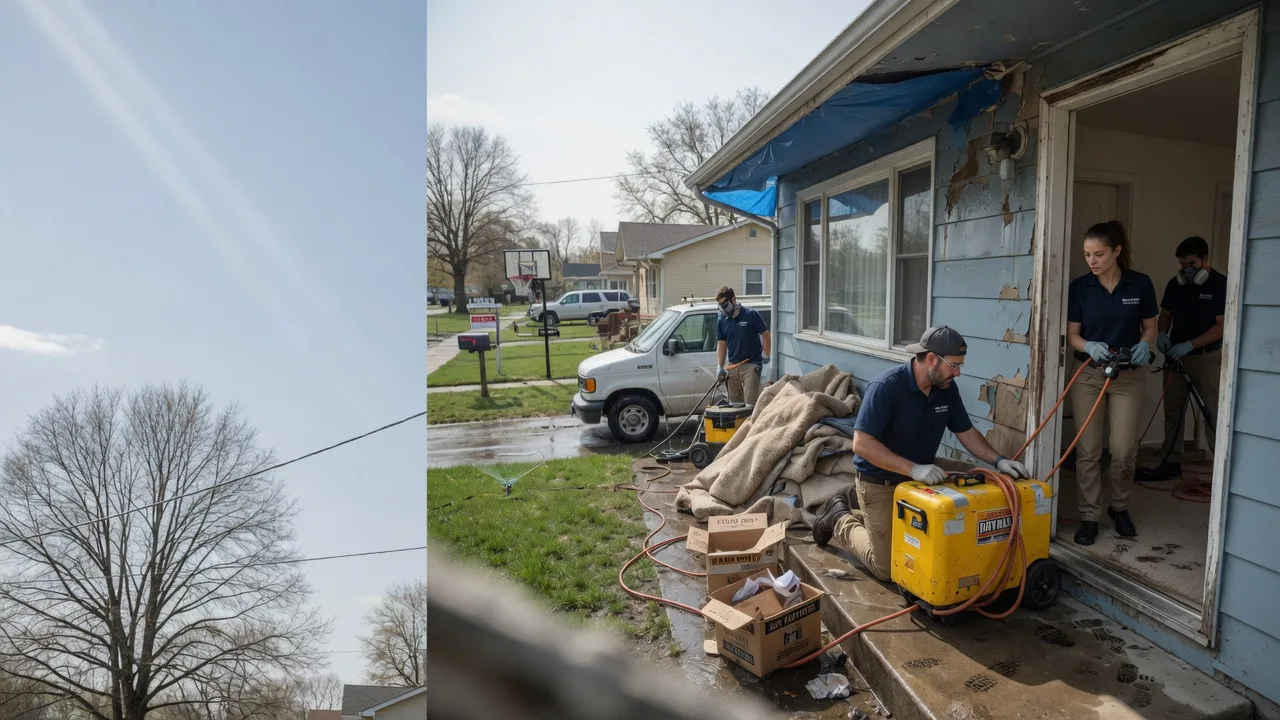 Basement Flood Cleanup in Grandfield, OK near me